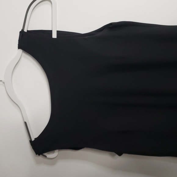 Jessica Black Sleeveless Maxi Dress Scoop Back Sheath 19"+stretch - Picture 3 of 8